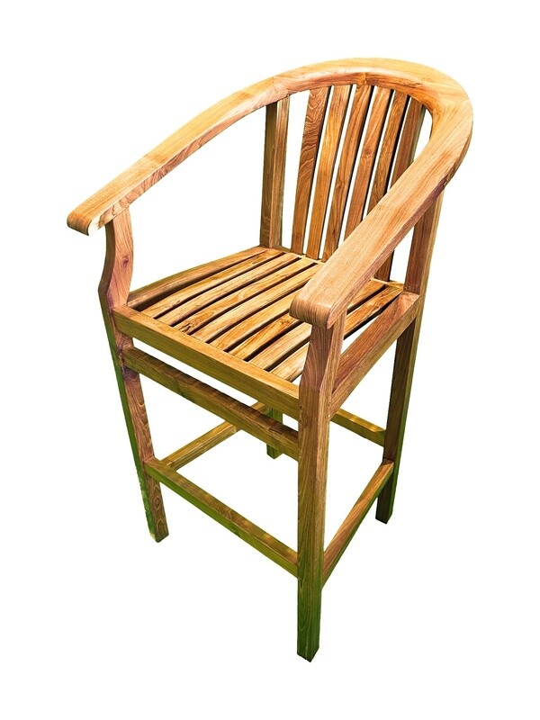 Teak Makai Bar Stools w/ Arms