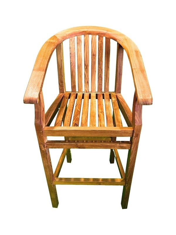 Teak Makai Bar Stools w/ Arms