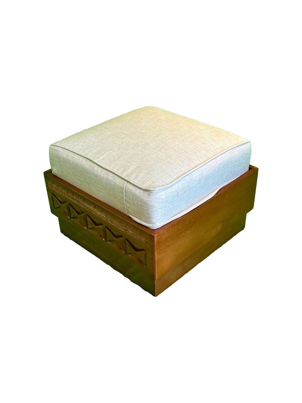 Mahogany Ottoman