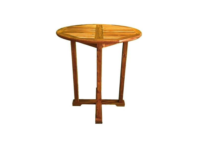 Teak Bar Tables, Size: 3&#39; Round Bar Table