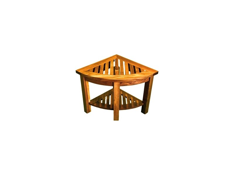 Teak Corner Side Table