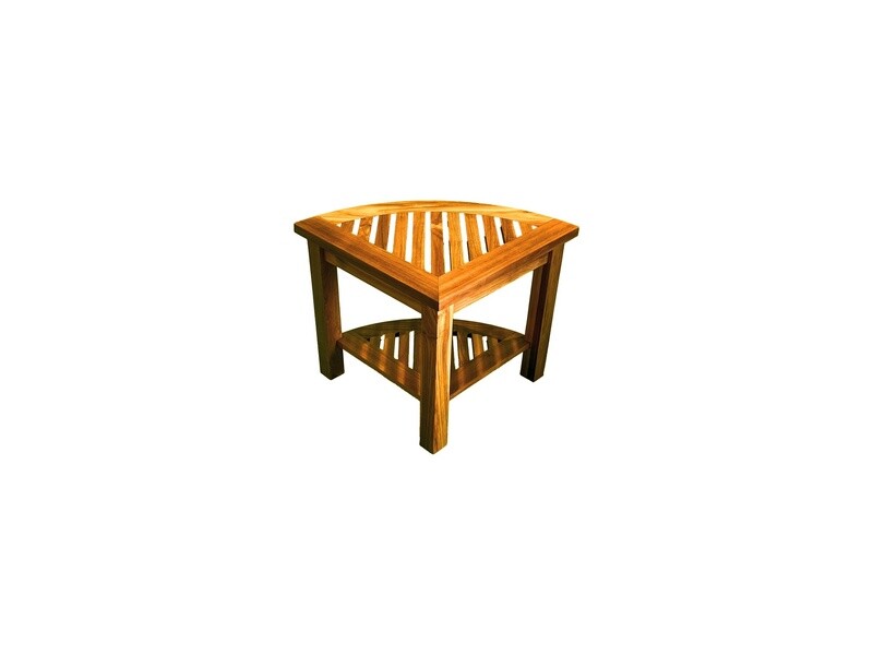 Teak Corner Side Table