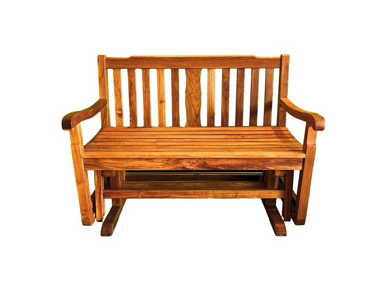 Teak Glider Bench
