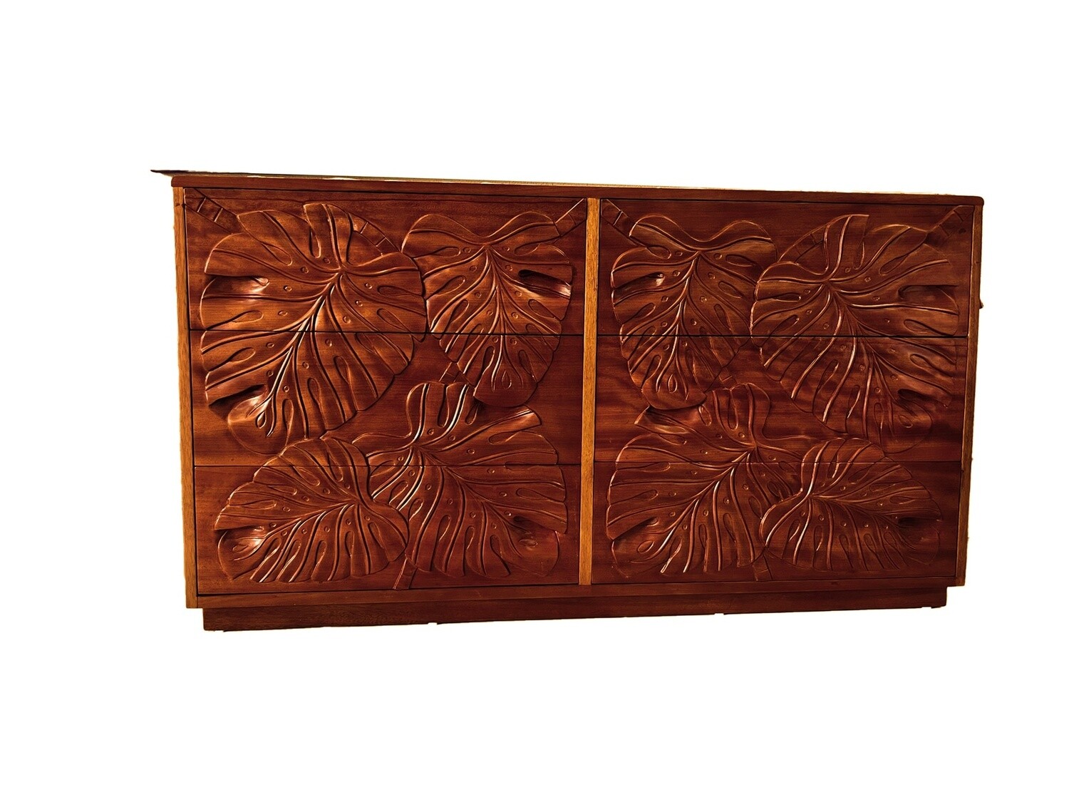 Mahogany Double Dresser 6-Drawers