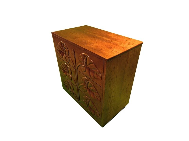 Mahogany 3-Drawer Dresser