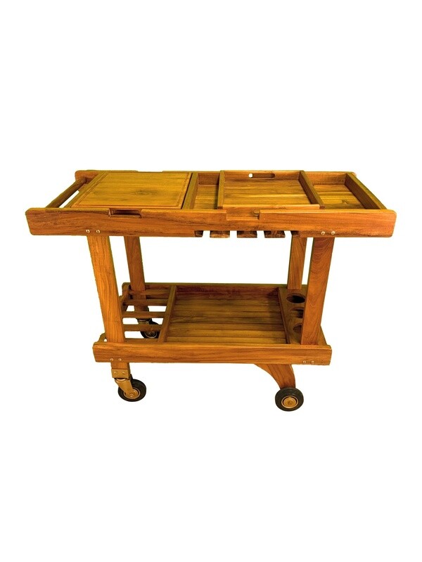 Teak Beverage Cart