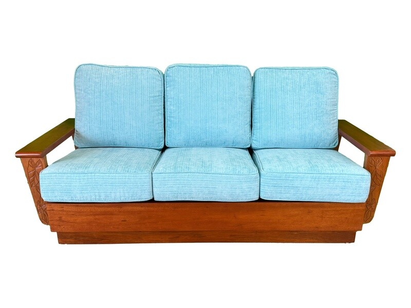 Mahogany Kona 3 -Seat Sofa