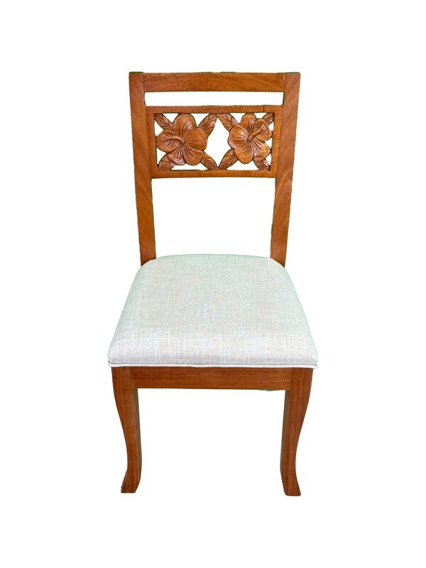 Mahogany Lanikai Chair - 7 Carving Designs
