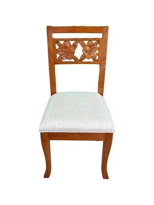 Mahogany Lanikai Chair - 7 Carving Designs