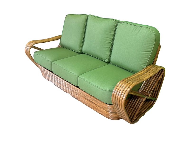 Rattan Cross Arm 3-Seat Sofa