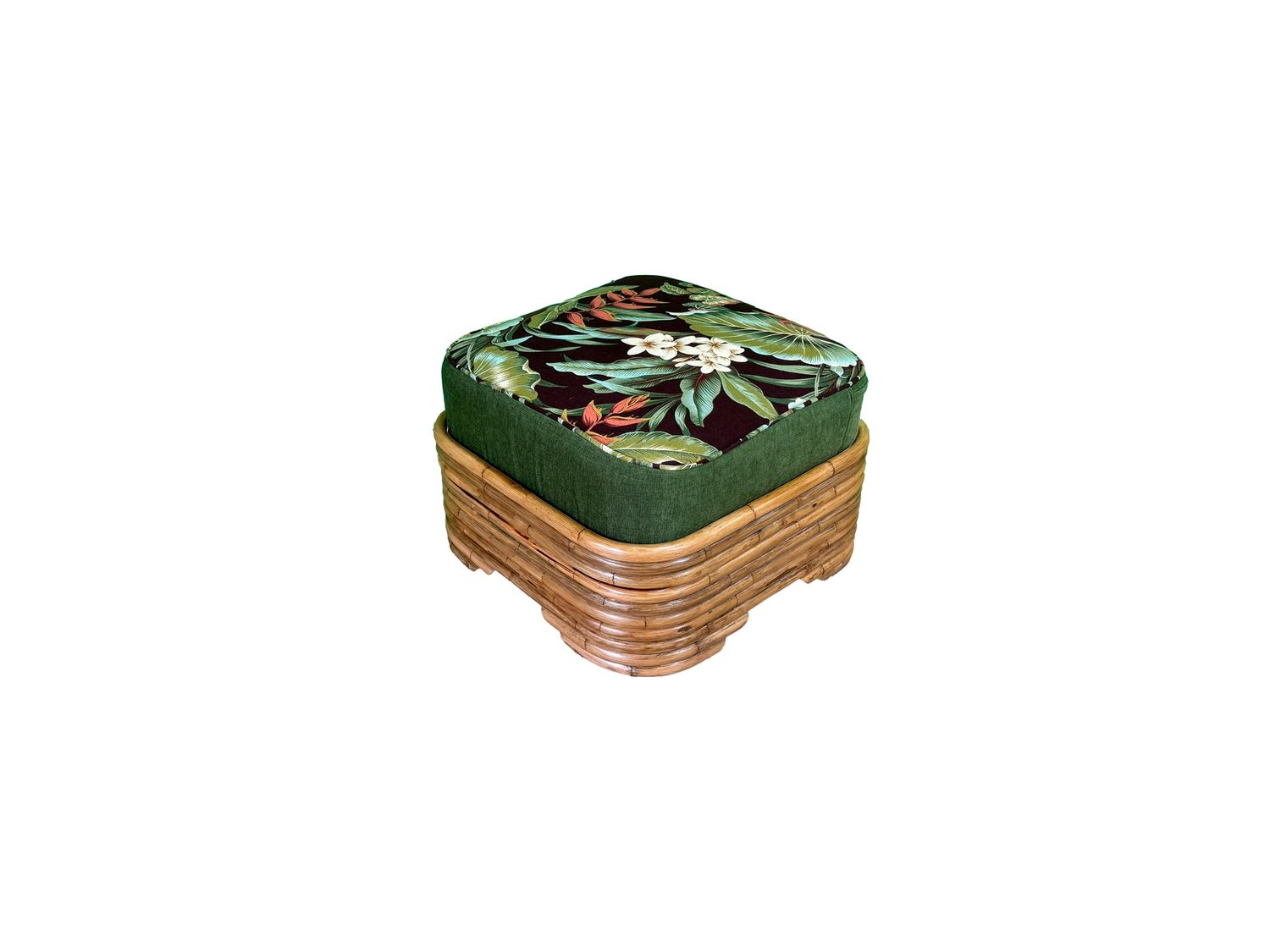 Rattan Ottoman