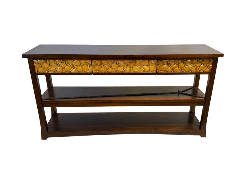 Mango Plumeria Console Table