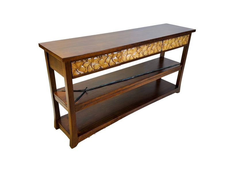 Mango Plumeria Console Table