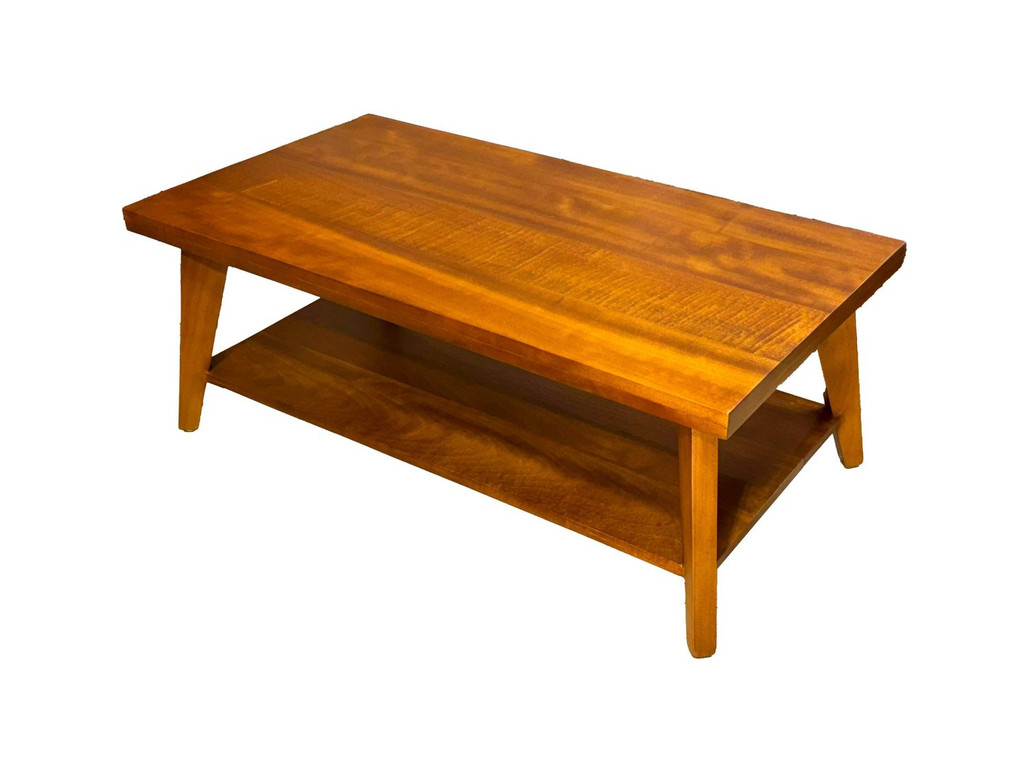 Mahogany Coffee Table w/ Shelf