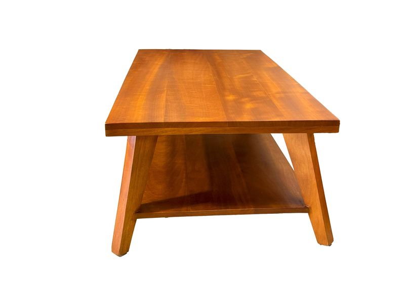 Mahogany Coffee Table w/ Shelf
