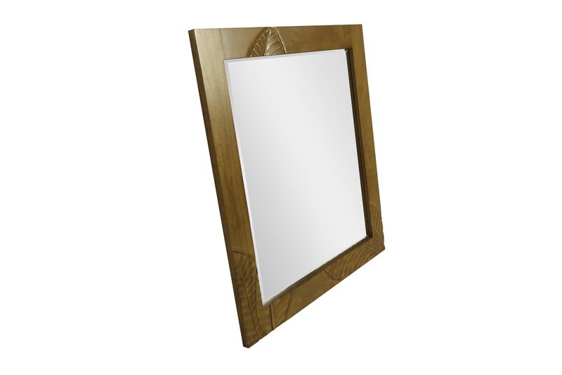 Mango Palm Leaf Mirror - Koa Stain