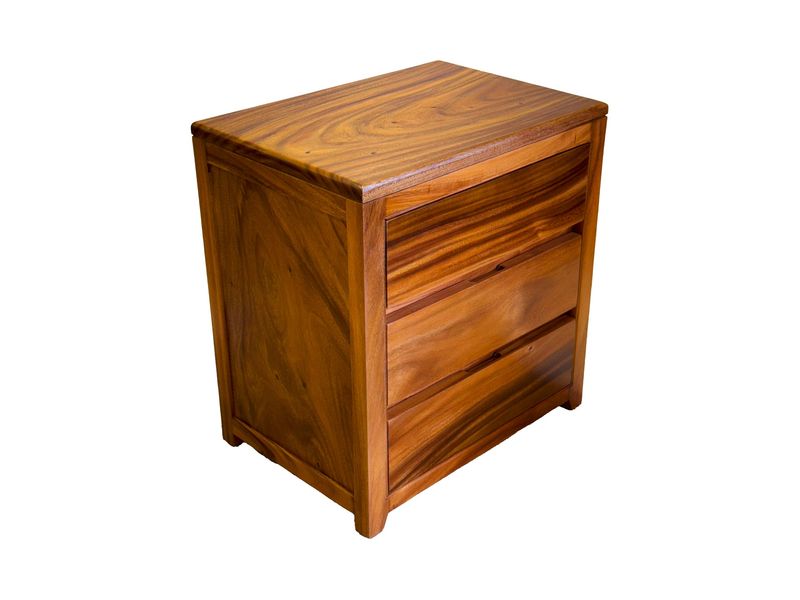 Monkeypod Kohala 3 Drawer Nightstand