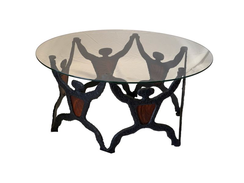 6 - Man Petro w/ Koa Coffee Table Base