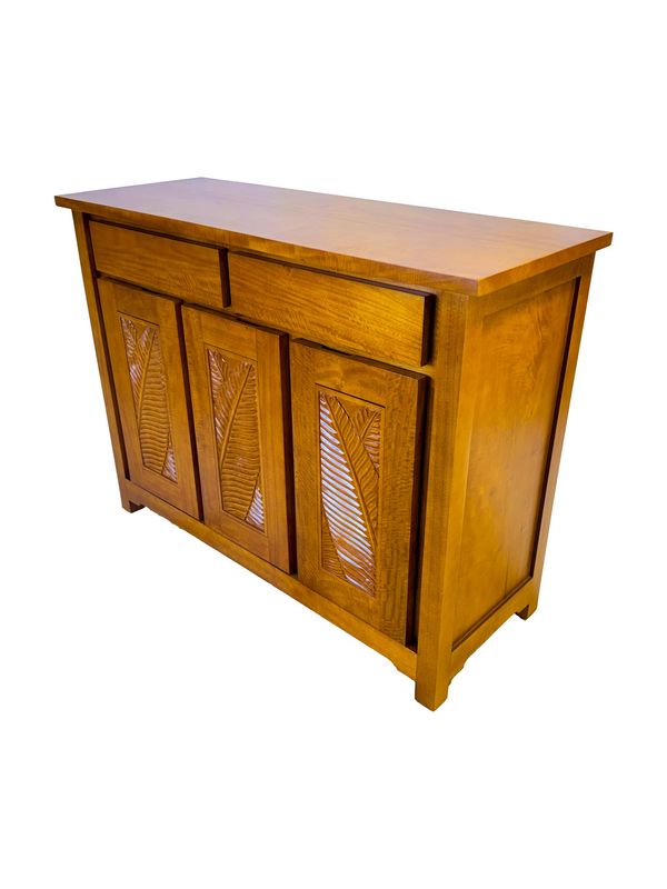 Mango Botanical Buffet w/ 3-Doors - Koa Stain
