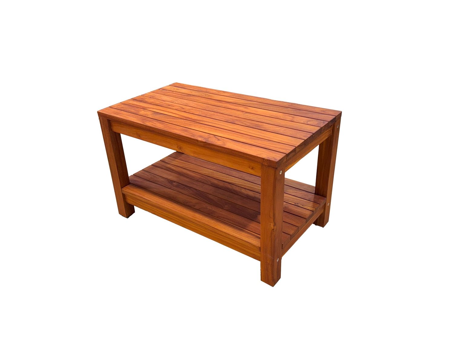 Petite Teak Double Bench