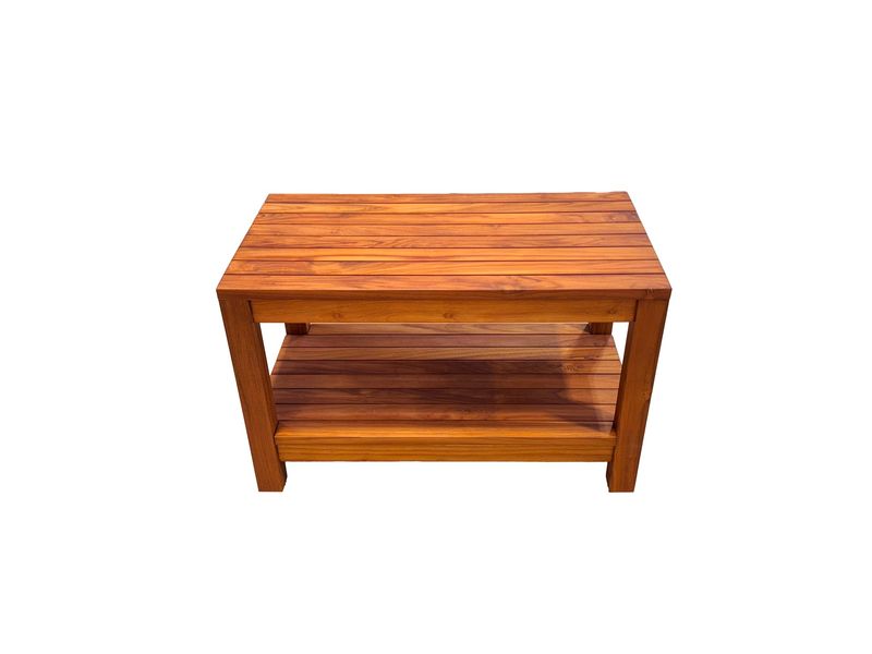 Petite Teak Double Bench