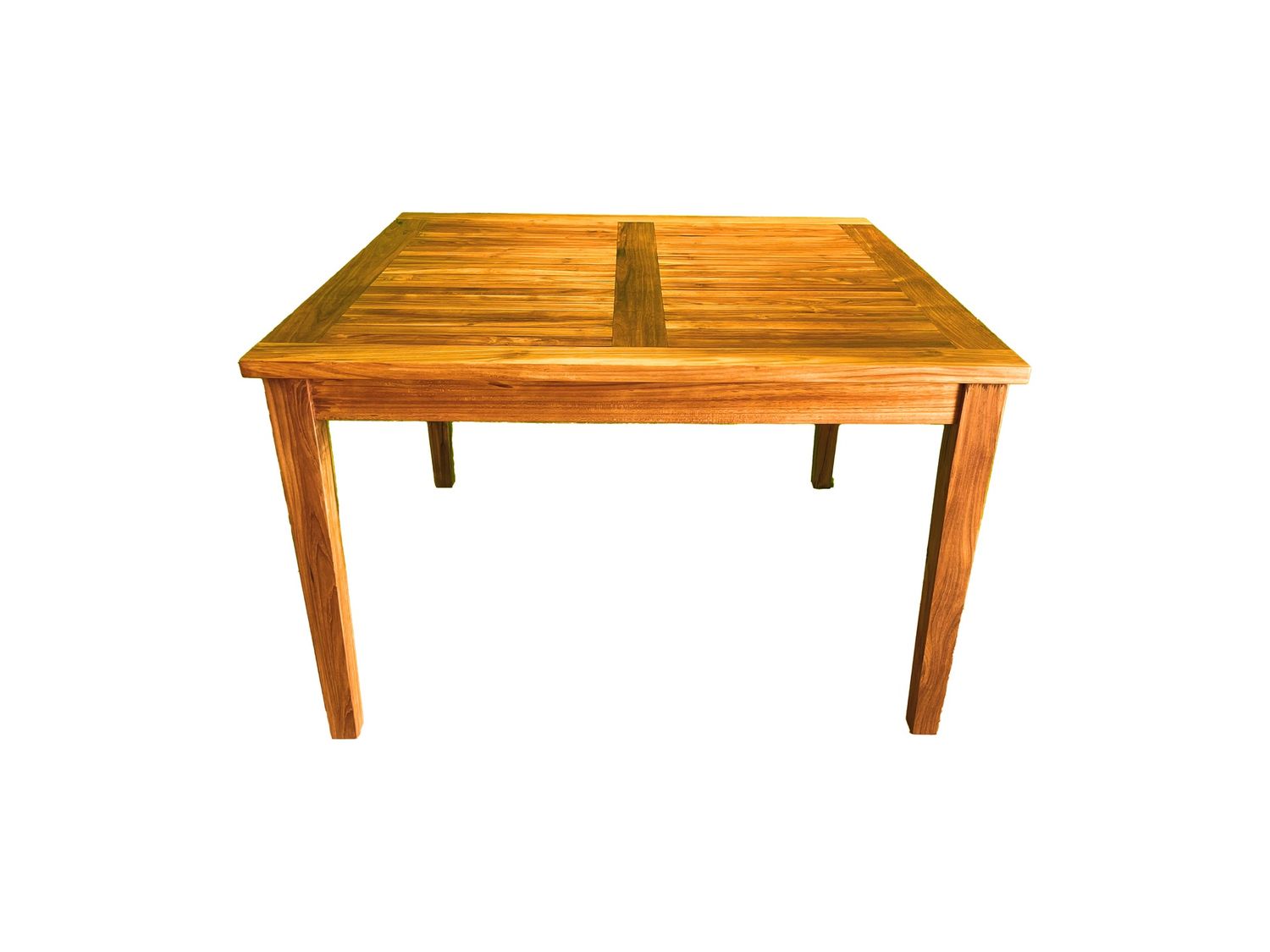Teak Square Tables, Size: 4' Square Table