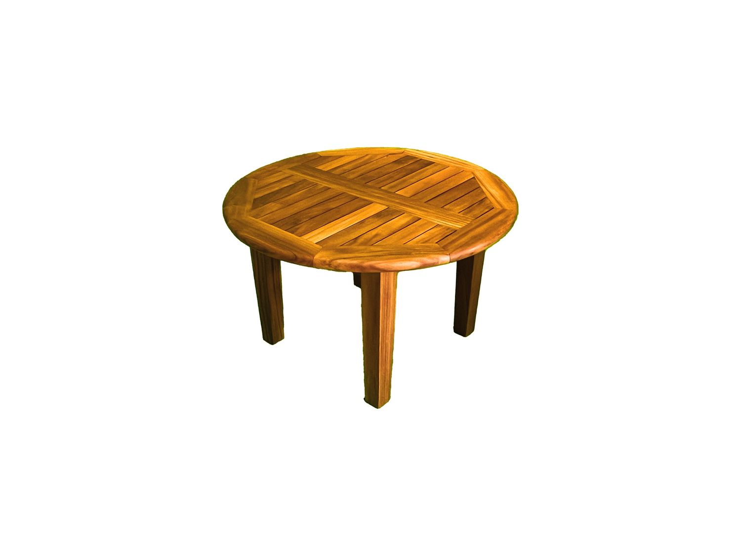 Teak End Tables / Small Tables, Size: 30" Round End Table