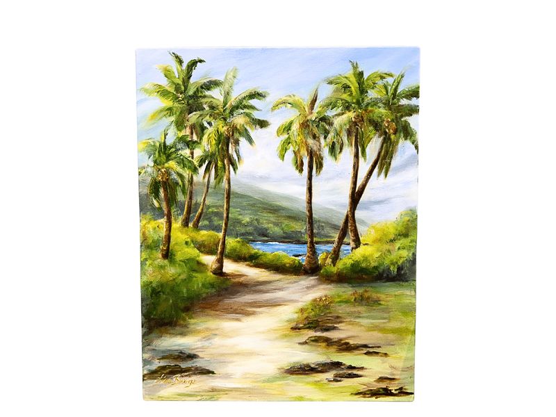 "Lets Stroll" - 14" x 18" Original Oil on canvas