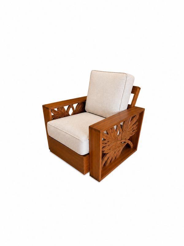 Mahogany Mid-Century Chair
