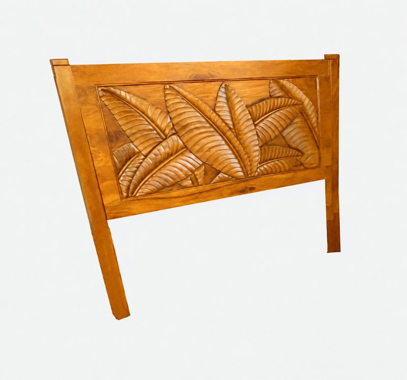 Mango Palm Leaf Headboard Only - Papaya