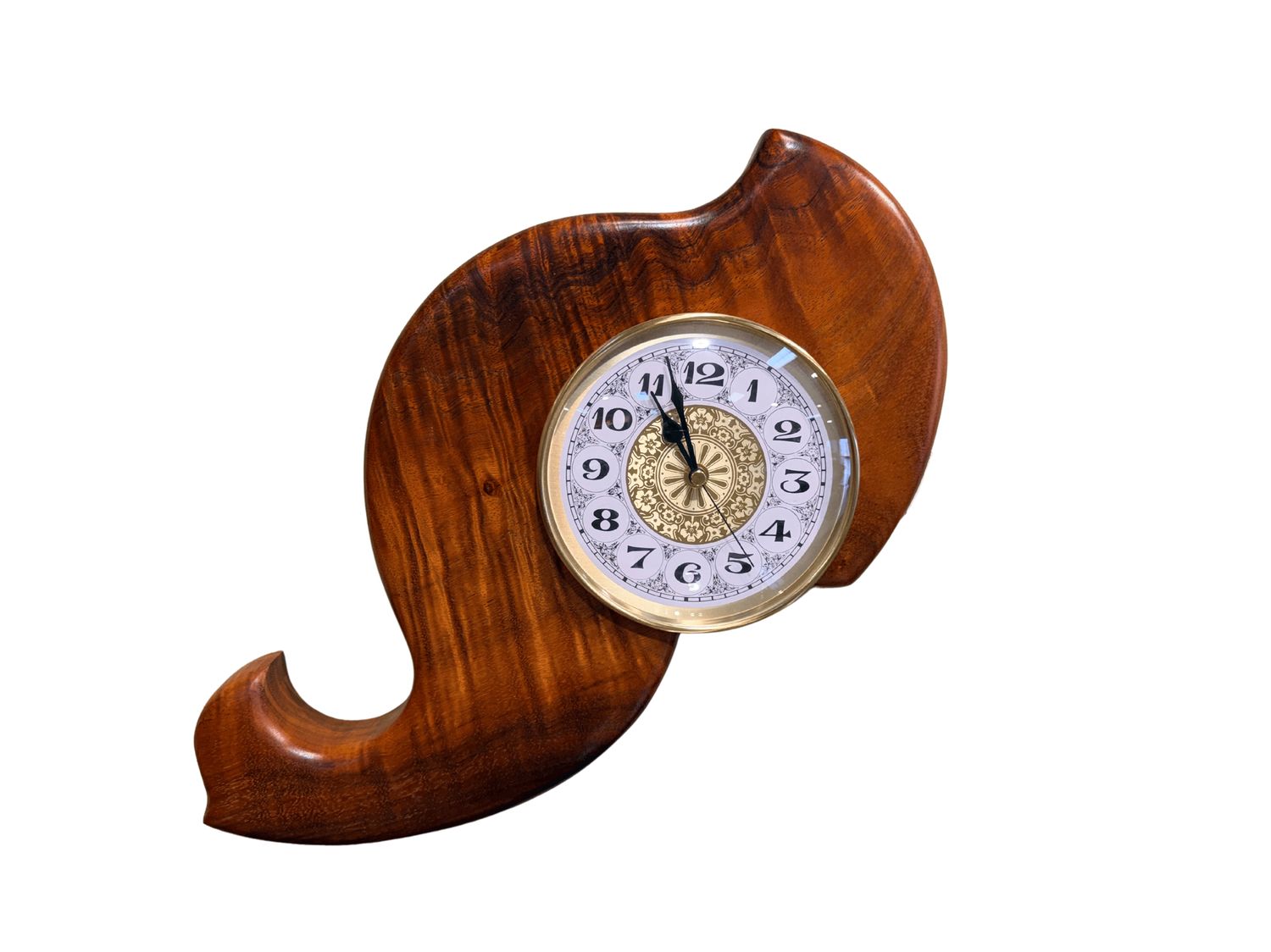 Koa Wall Clock