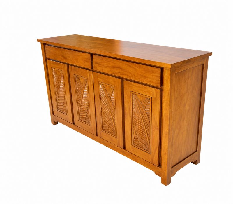 Mango Botanical Buffet w/ 4 Door - Papaya Stain