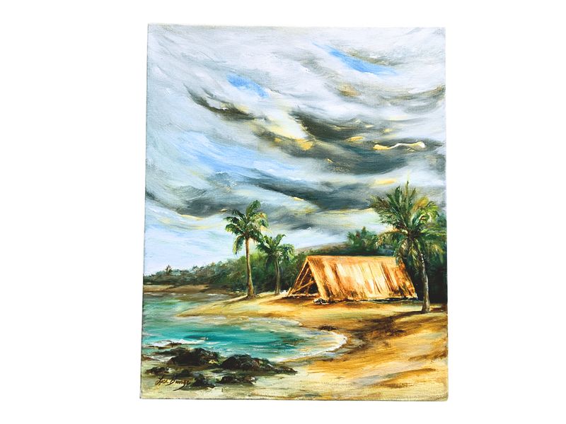 "The Perfect Storm" - 16" x 20" Original Oil on Canvas