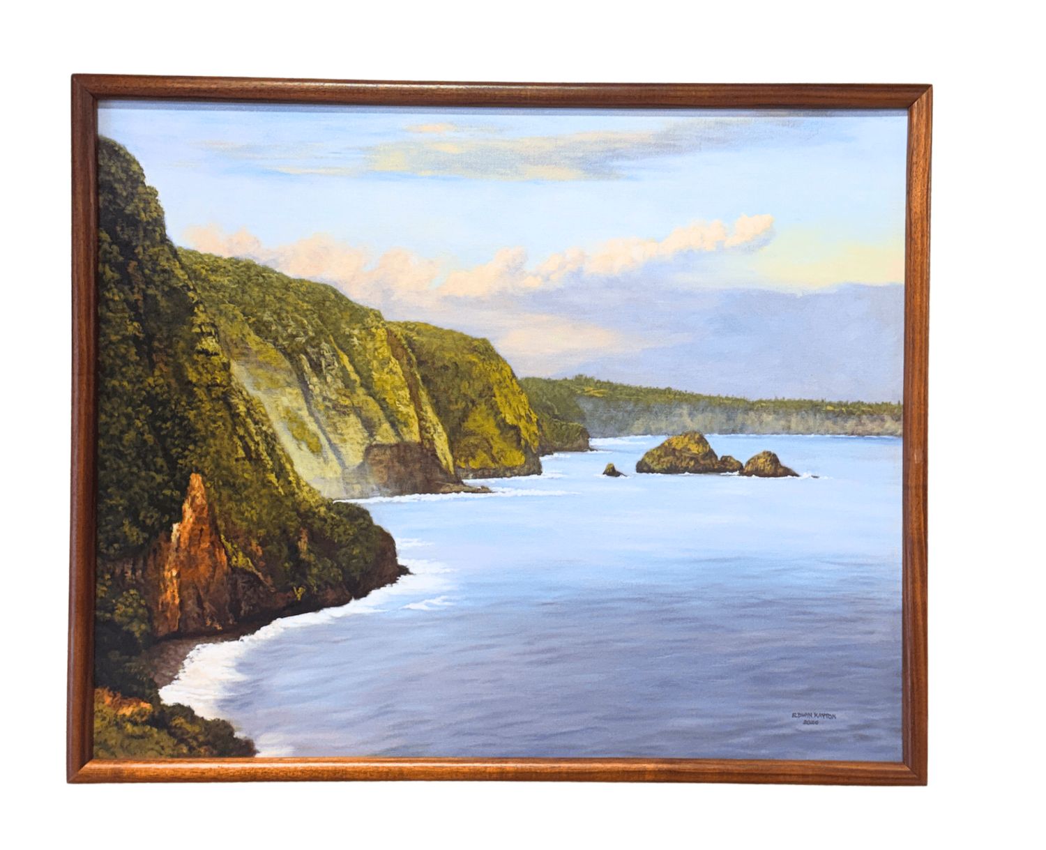 "Tides and Time" - 22" x 27" - Giclee with Koa Frame