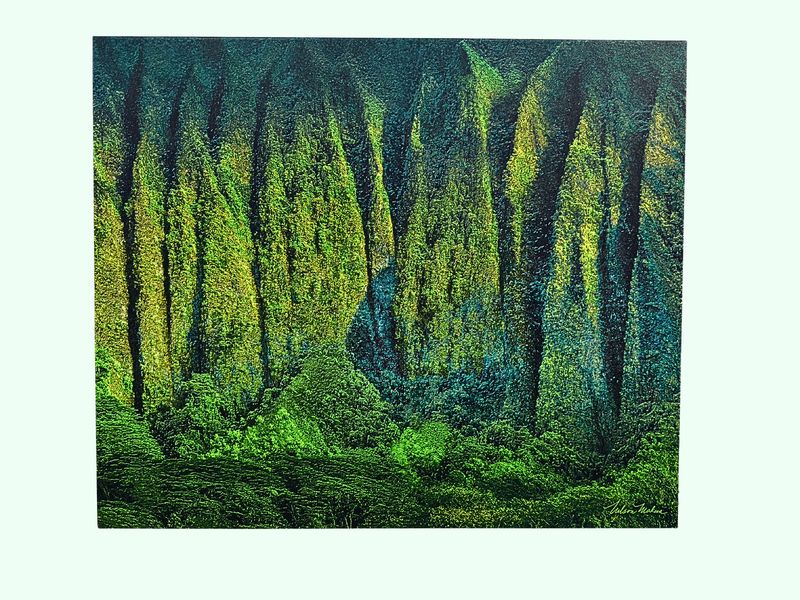 "Ko'olau Sunrise" - 36" x 30" Original Digital Art