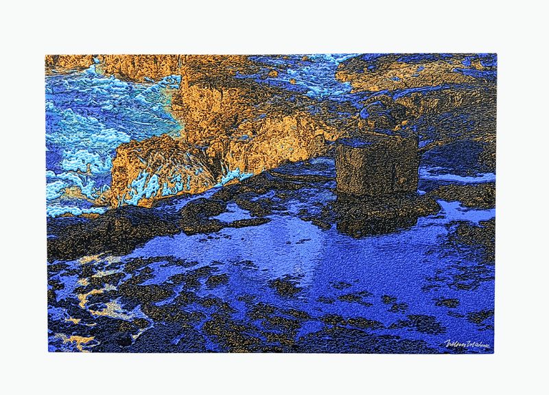 "Water's Edge" - 36" x 16" Original Digital Art