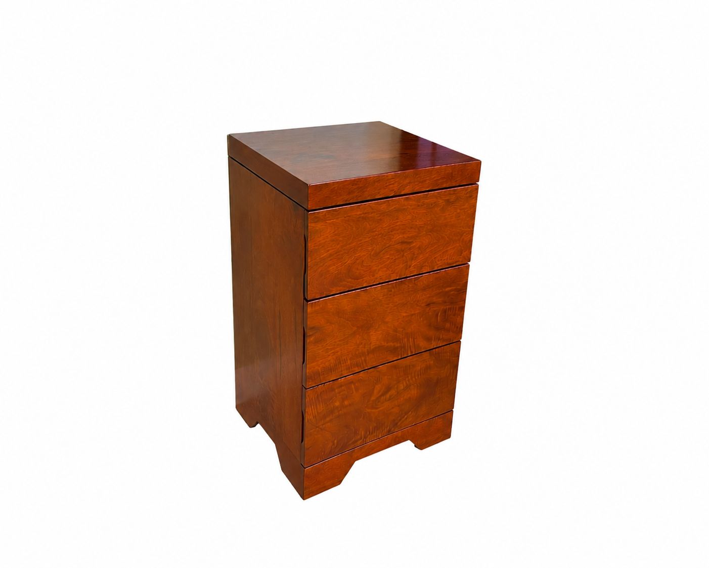 Mango Honua Nightstand - Koa stain, Size: 18" X 18" X 27"