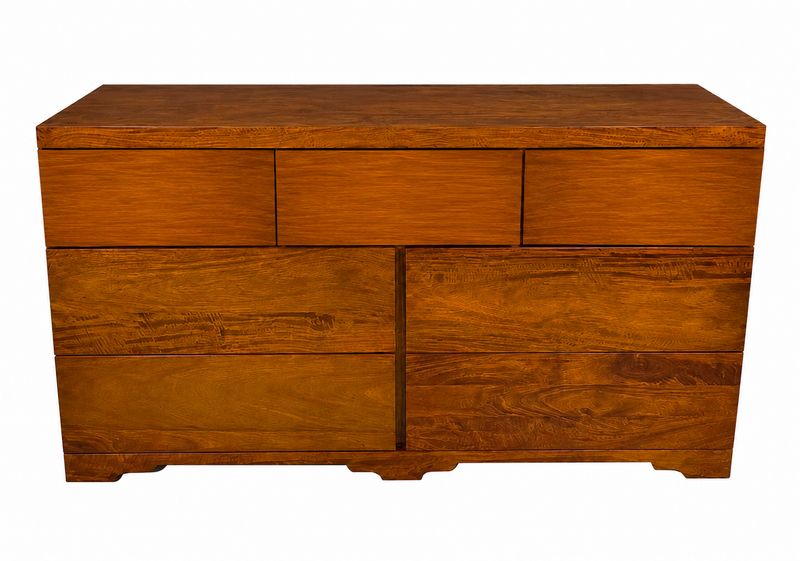 Mango Honua 7 Drawer Dresser | Light Koa Stain