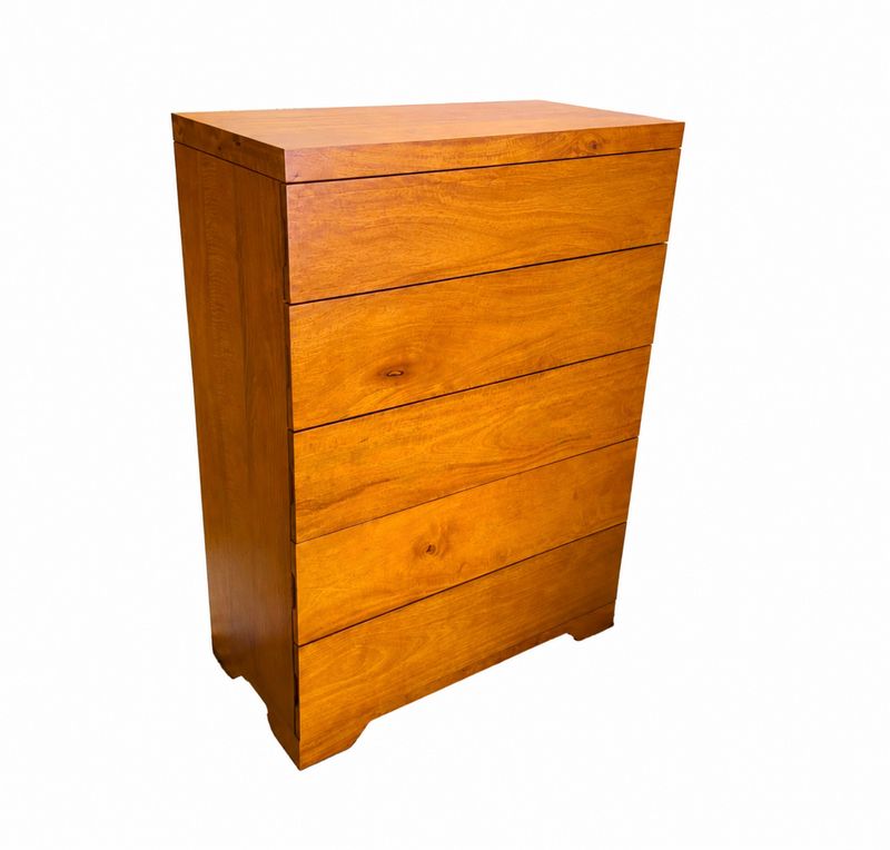 Mango Honua 5 Drawer Chest | Papaya stain