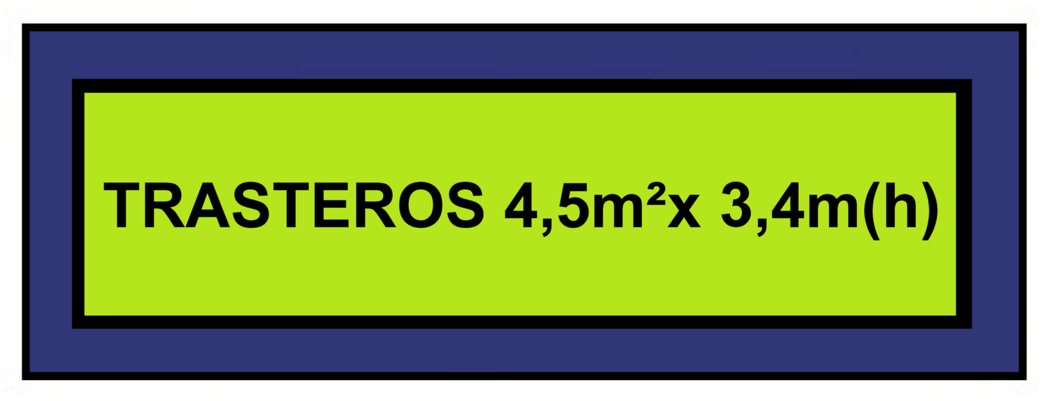 4,5m² x 3,40 m (h) 86,63 € AL MES                              (OFERTA PAGO UNICO)