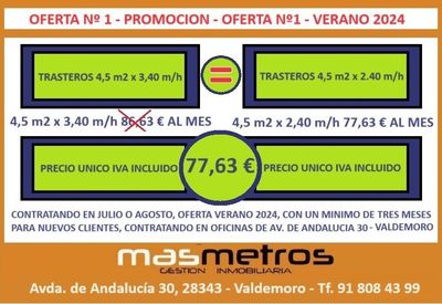 OFERTA N.º 1 -  VERANO 2024 (JULIO Y AGOSTO)
