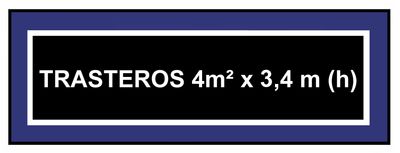 4m² x 3,40 m (h) 79,30 € AL MES                              (OFERTA PAGO ÚNICO)