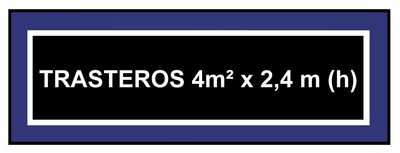 4m² x 2,40 m (h) 71,07 € AL MES                              (OFERTA PAGO ÚNICO)