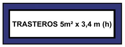 5 m² x 3,40 m (h) 99,12 € AL MES                              (OFERTA PAGO UNICO)