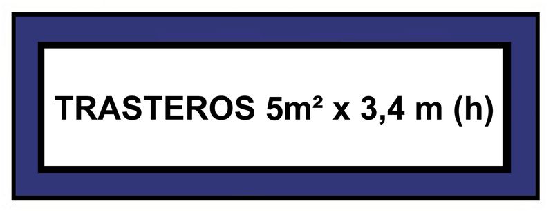 5 m² x 3,40 m (h) 99,12 € AL MES                              (OFERTA PAGO UNICO)