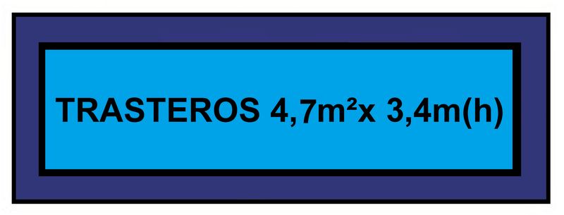 4,7m² x 3,40 m (h) 93,19 € AL MES                              (OFERTA PAGO ÚNICO)