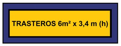 6 m² x 3,40 m (h) 118,95 € AL MES                              (OFERTA PAGO ÚNICO)