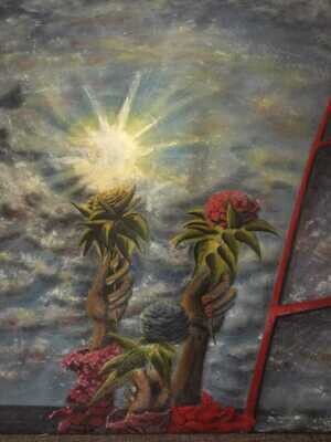 For the star: Acrylics on Canvas