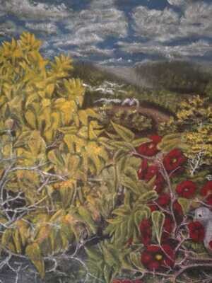 Birds, Acrylics on canvas