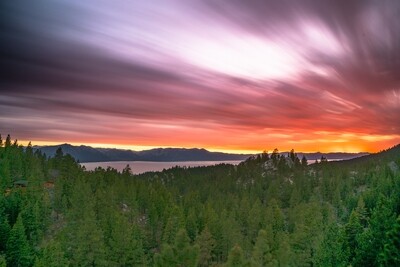 Lake Tahoe long exposure